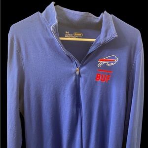 Men's under armour buffalo bills quarter zip sweatshirt.